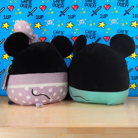 Squishmallow Mickey and Minnie Mouse 10" UltraSoft Easter Disney Toy Plush NWT - Picture 2 of 6